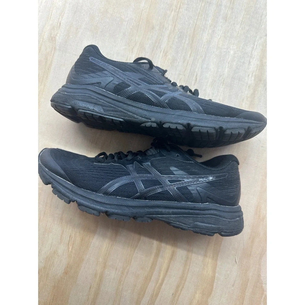 Asics GT-1000 8 Womens Running Shoes Triple Black 1012A460‎ Size 6.5